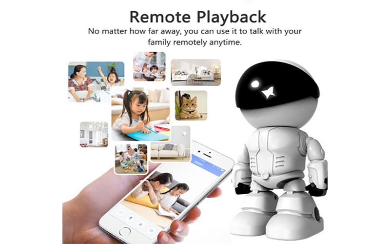 Camera Robot Ip Wifi phần mềm Yoosee HD 1080P RB01 - Hàng chính hãng