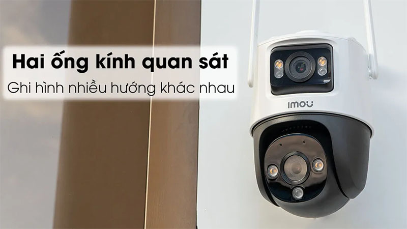 Camera Wifi 2 mắt ngoài trời IMOU Cruiser Dual 10MP IPC-S7XP-10M0WED - Hàng chính hãng
