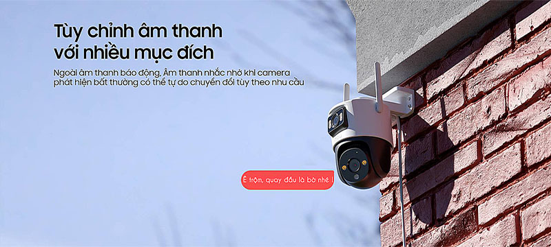 Camera Wifi 2 mắt ngoài trời IMOU Cruiser Dual 6MP IPC-S7XP-6M0WED - Hàng chính hãng