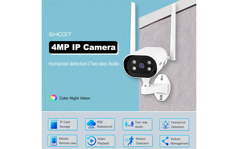 Camera wifi ngoài trời Srihome SH037