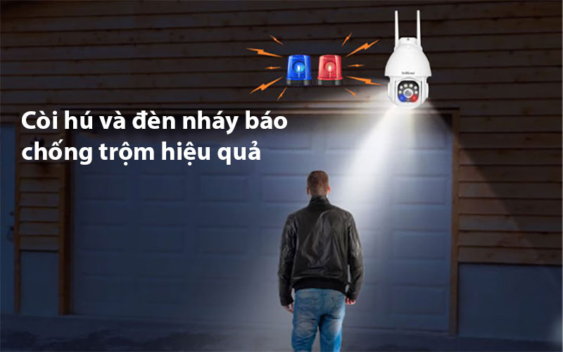 Tính năng chống trộm của Camera wifi ngoài trời Srihome SH039B