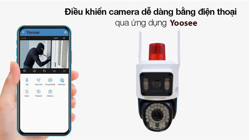 Camera Yoosee 3 mắt 3Q056 - Hàng chính hãng