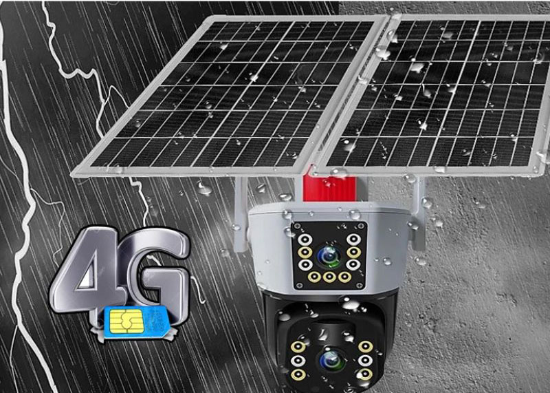Camera 2 mắt năng lượng mặt trời Yoosee TG37-1 - Hàng chính hãng