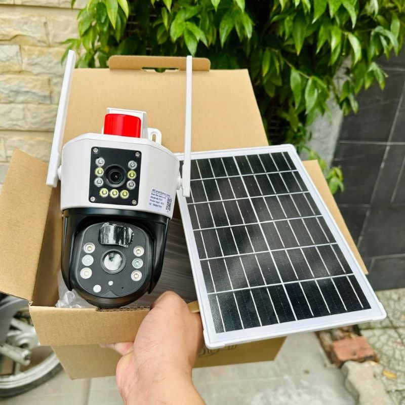 Camera 2 mắt năng lượng mặt trời Yoosee TG37-1 - Hàng chính hãng