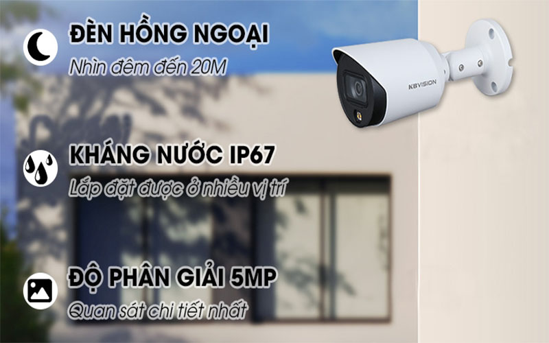 Camera thân Kbvision KX-CF5101S - Hàng chính hãng