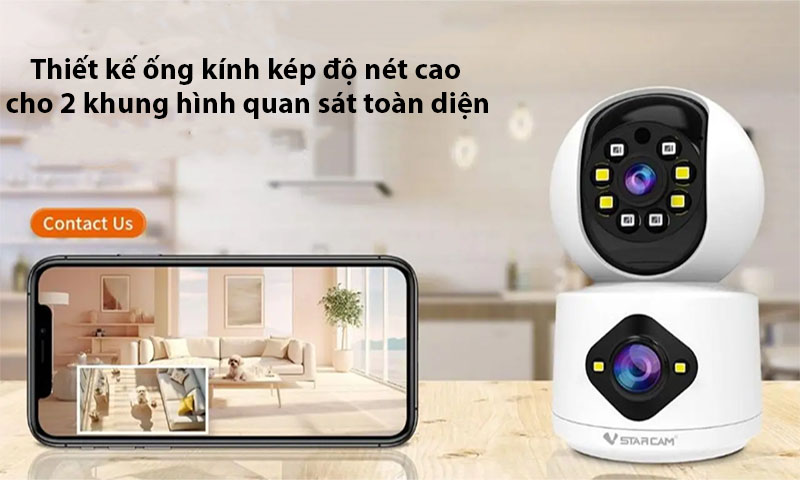 Thiết kế của Camera wifi Vstarcam C992DR