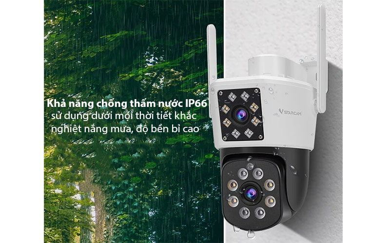 Công nghệ chống nước của Camera wifi Vstarcam CS662DR