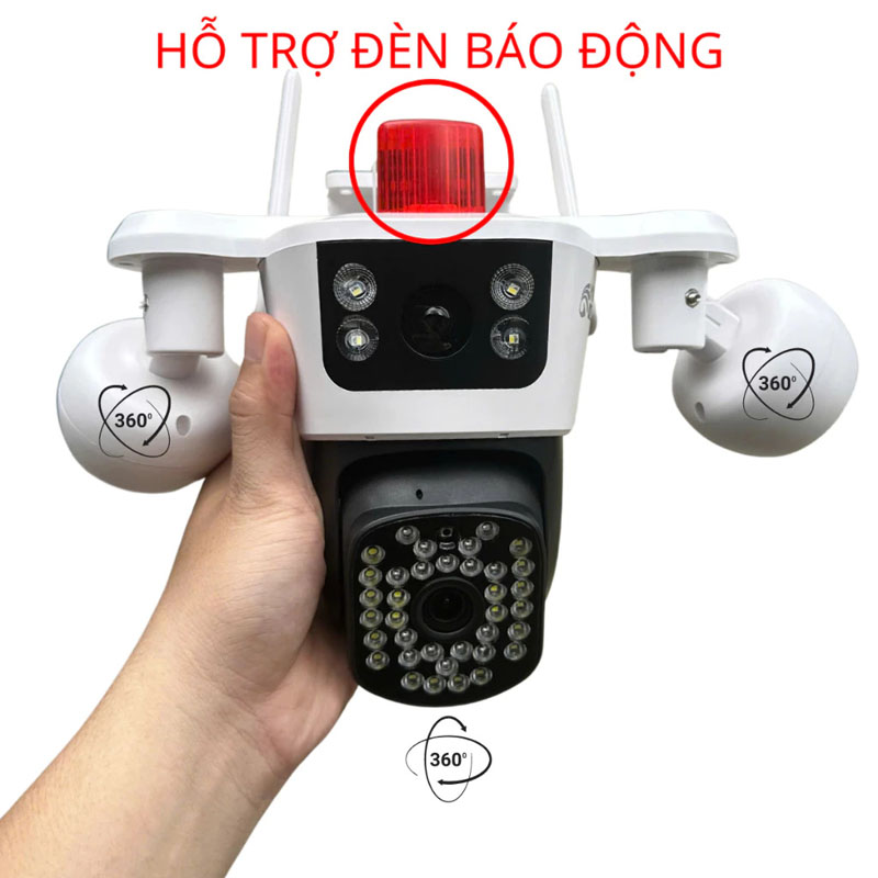 Camera Wifi ngoài trời Yoosee 4 mắt F068 - Hàng chính hãng