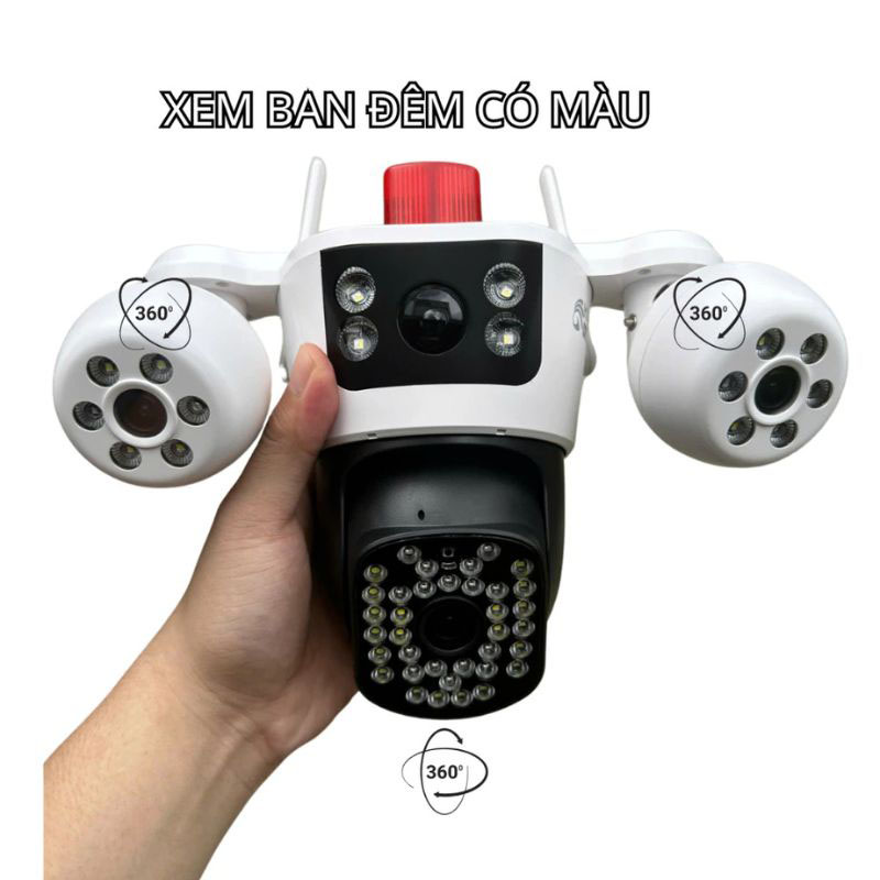 Camera Wifi ngoài trời Yoosee 4 mắt F068 - Hàng chính hãng
