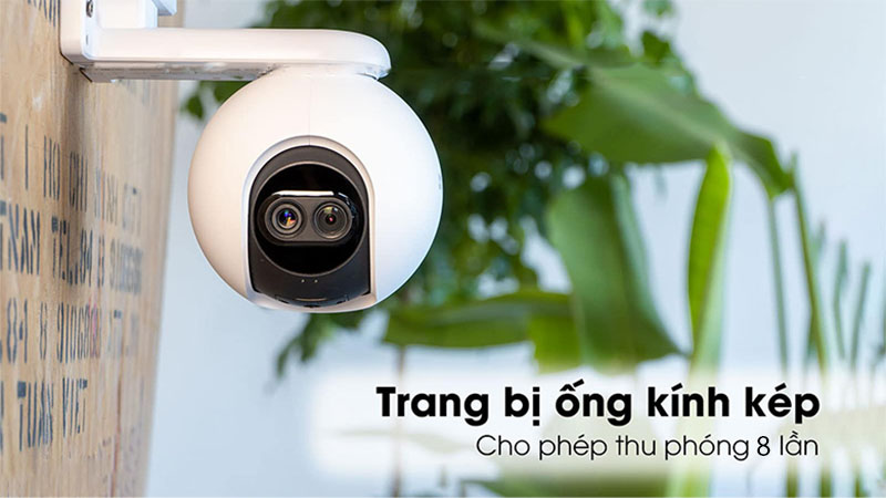 Camera wifi quay quét ống kính kép EZVIZ CS-C8PF-2MP - Hàng chính hãng