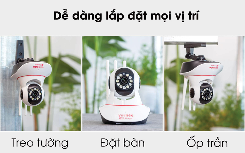 Camera IP wifi Yoosee HK215S - Hàng chính hãng