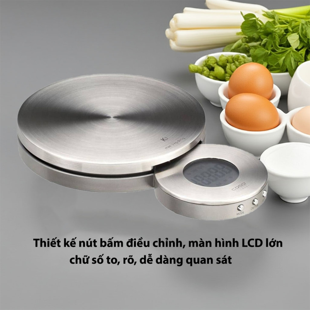 Cân điện tử Caso K3 3Kg - Hàng chính hãng