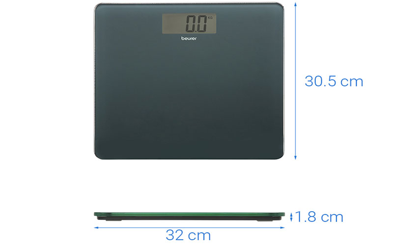 Cân điện tử đặt tại phòng tắm Beurer GS213