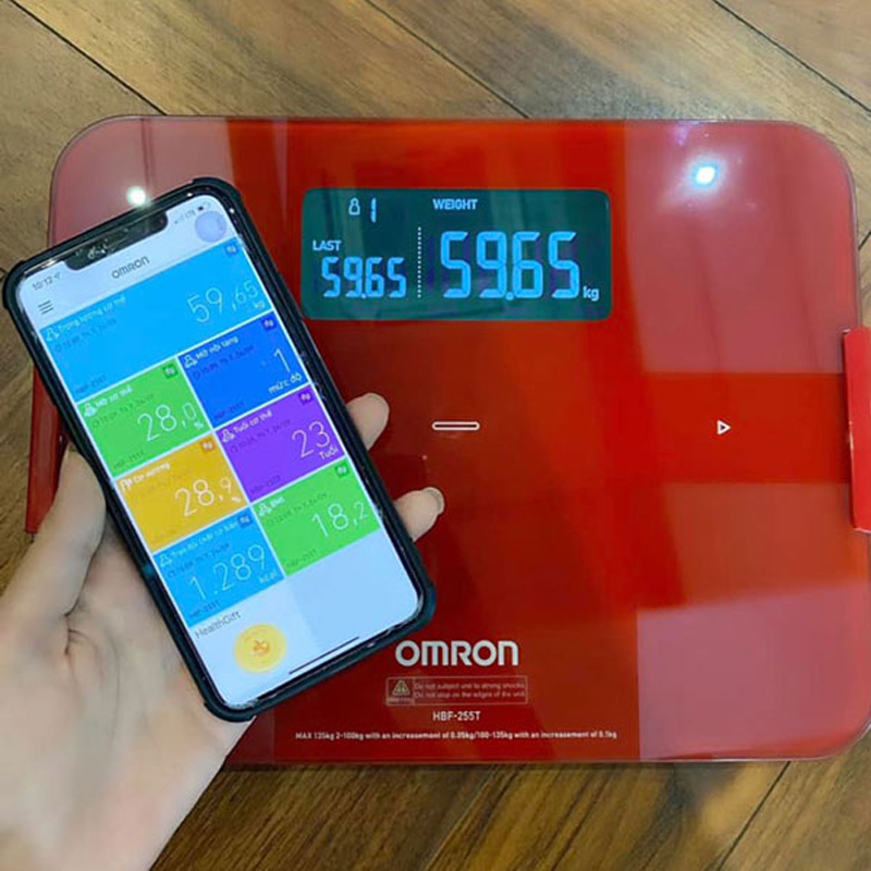 Cân đo thành phần cơ thể Omron HBF-255T - Hàng chính hãng