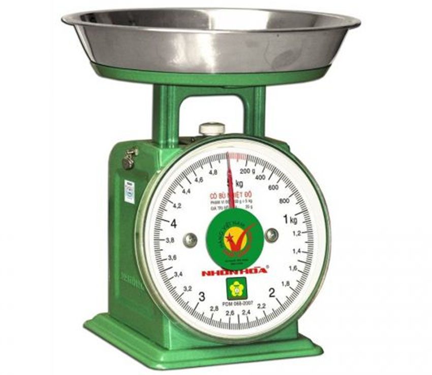 Cân đồng hồ lò xo 5kg Nhơn Hòa NHS-5 - Hàng chính hãng