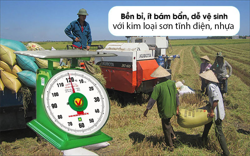 Cân đồng hồ lò xo Nhơn Hòa 120Kg CĐH-120 - Hàng chính hãng