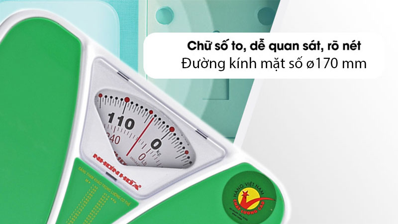 Cân sức khỏe 120kg Nhơn Hòa CSK-120 - Hàng chính hãng