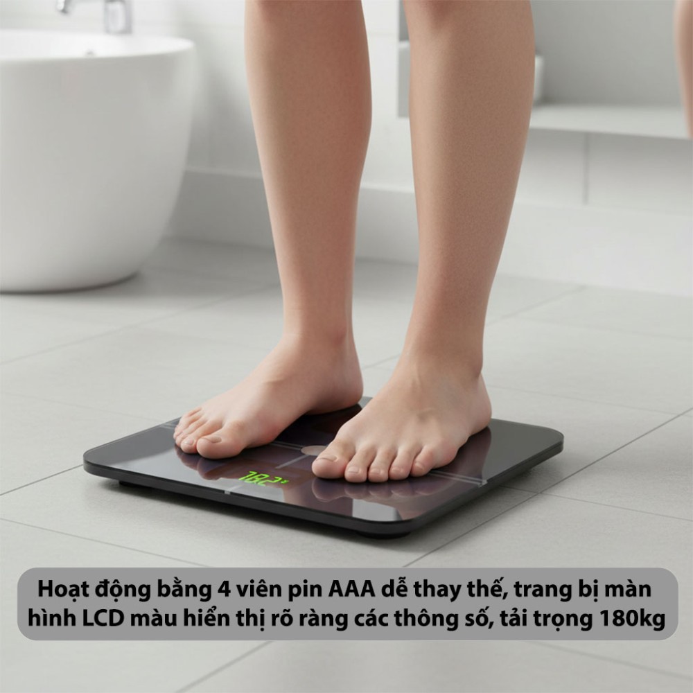 Cân sức khỏe Rapido RSB05–BS - Hàng chính hãng