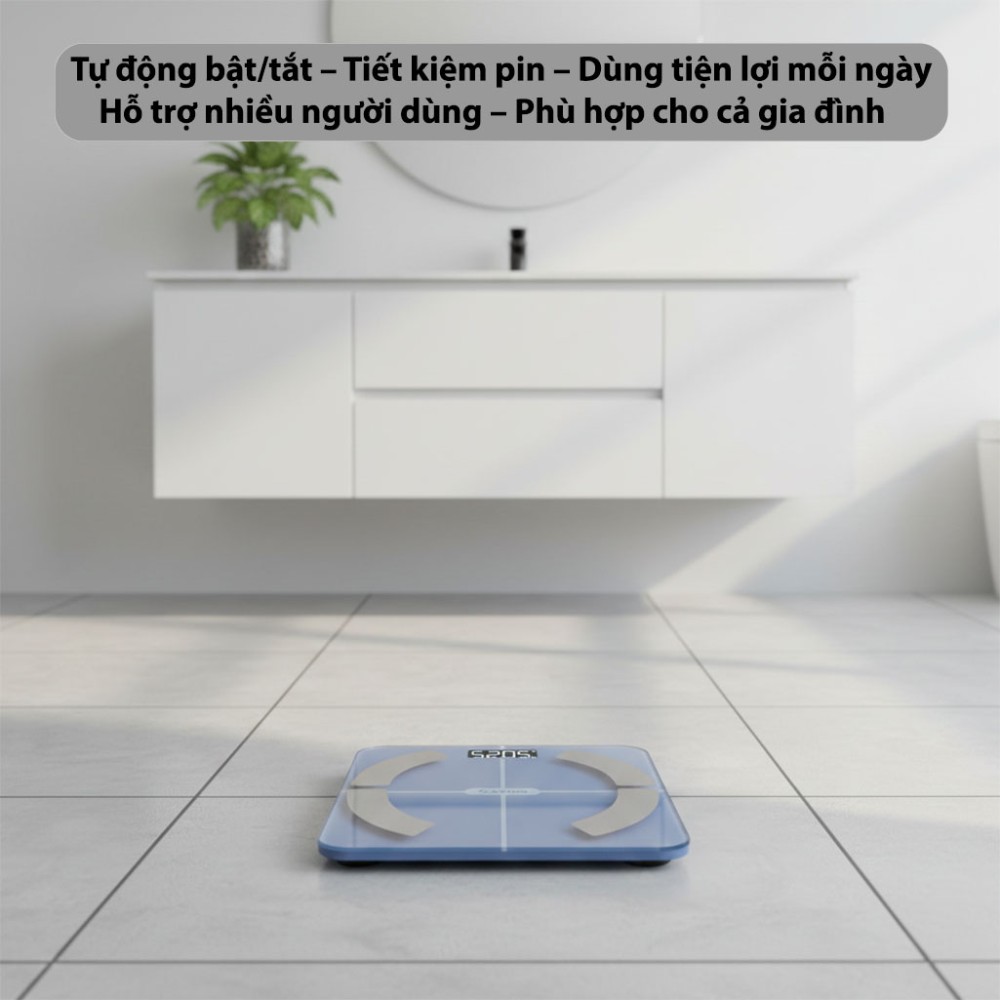 Cân sức khỏe phân tích chỉ số Rapido RSB07-S - Hàng chính hãng