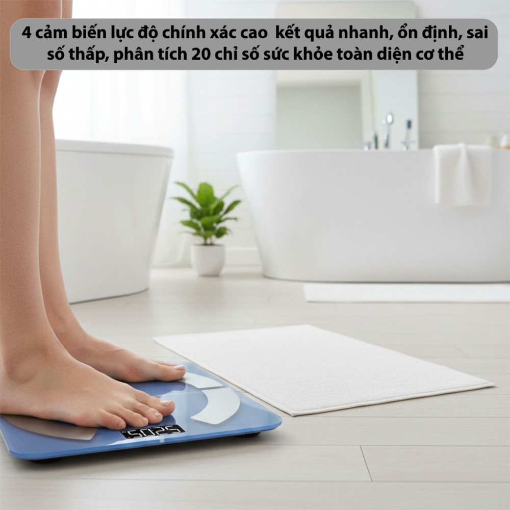 Cân sức khỏe phân tích chỉ số Rapido RSB07-S - Hàng chính hãng