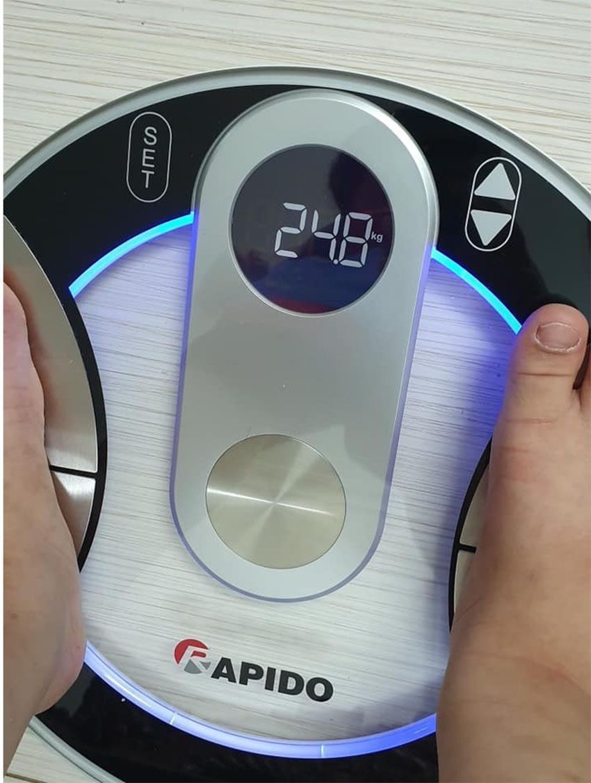 Cân sức khỏe phân tích chỉ số cơ thể Rapido RSF01-R - Hàng chính hãng