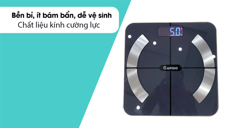 Cân sức khỏe thông minh Rapido RSB02-S - Hàng chính hãng