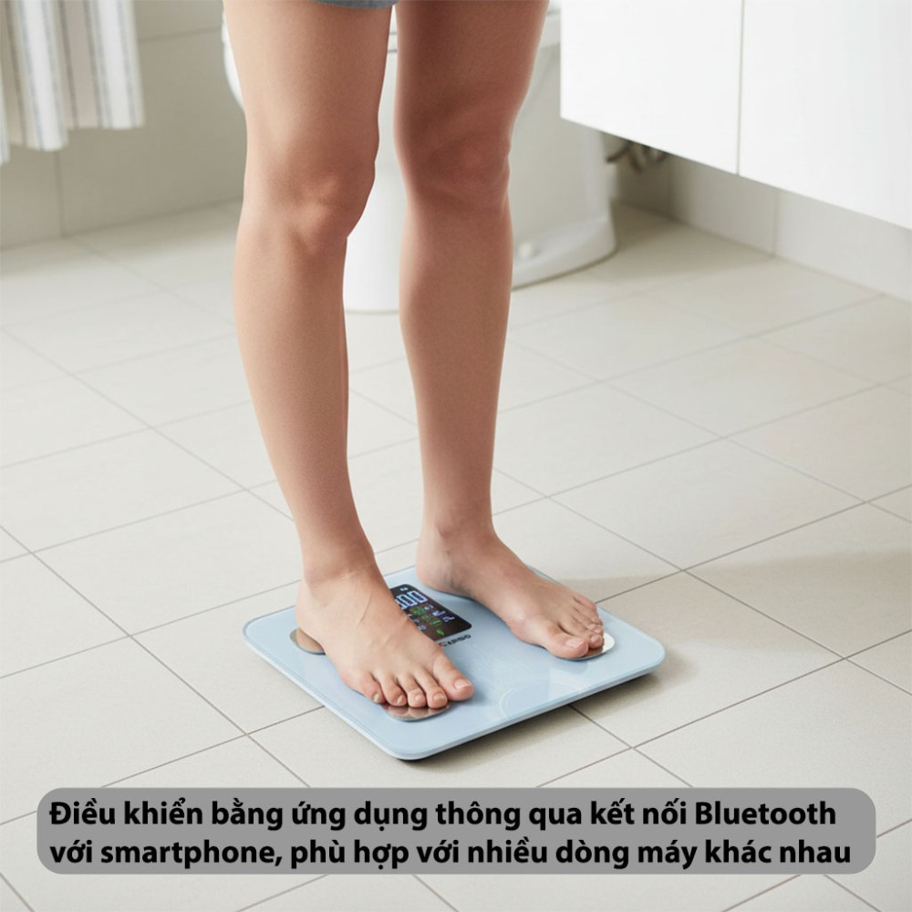 Cân sức khỏe thông minh Rapido RSB04-S - Hàng chính hãng