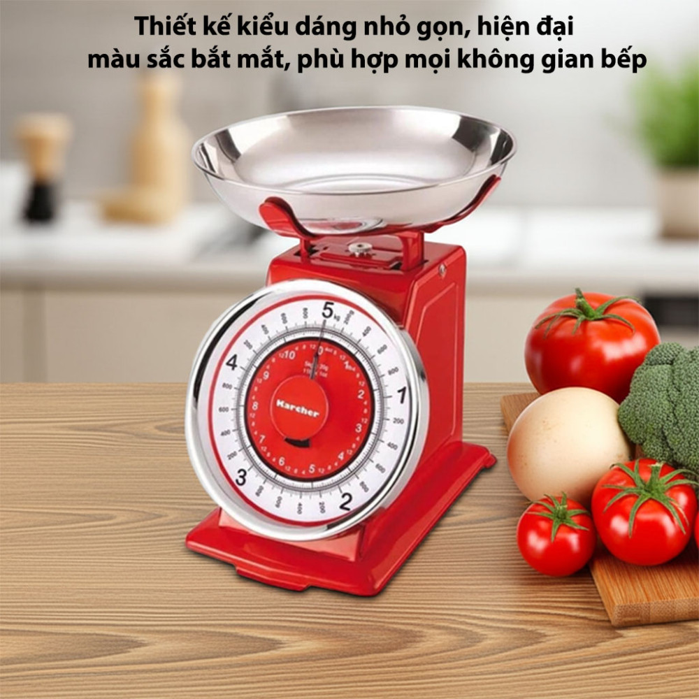 Cân thực phẩm nhà bếp Karcher WAK-812 5Kg - Hàng chính hãng