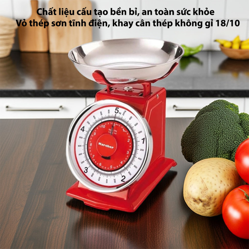 Cân thực phẩm nhà bếp Karcher WAK-812 5Kg - Hàng chính hãng