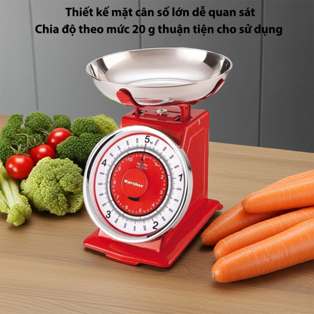 Cân thực phẩm nhà bếp Karcher WAK-812 5Kg - Hàng chính hãng
