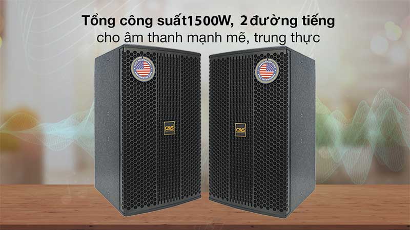 Công suất của Cặp loa full CAVS M12
