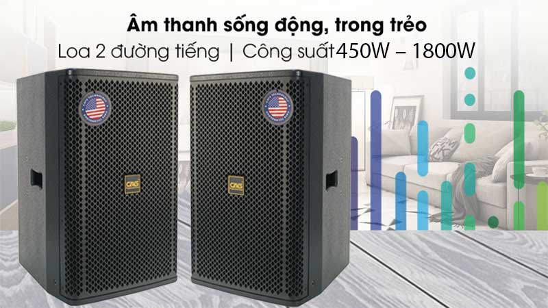 Cặp loa full CAVS P12 PLUS - Hàng chính hãng