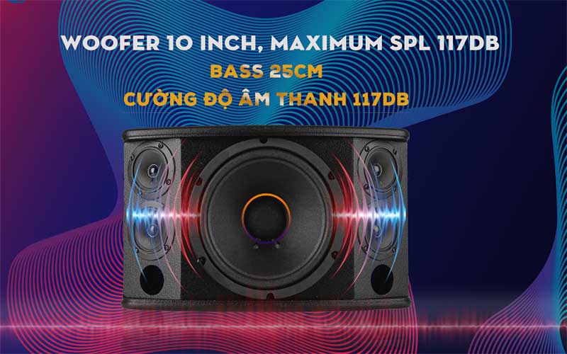 Cặp loa karaoke CAVS CX10 - Hàng chính hãng