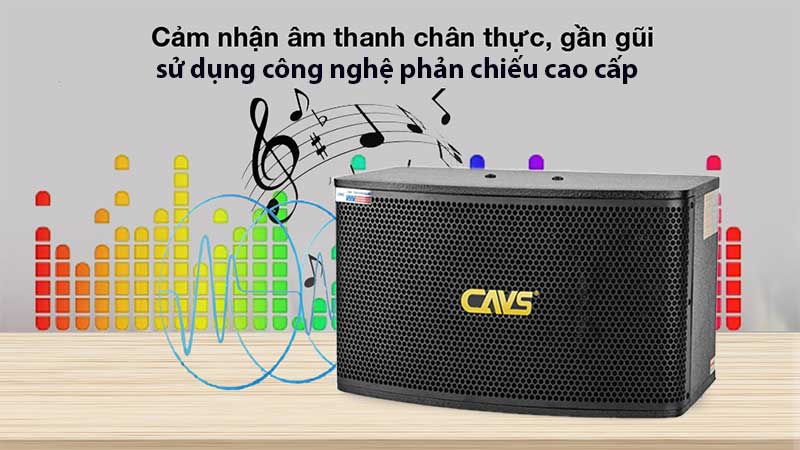 Cặp loa karaoke CAVS LF710 - Hàng chính hãng