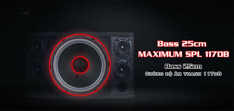 Cặp loa karaoke CAVS LF710 - Hàng chính hãng