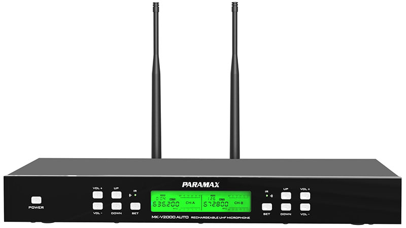 Cặp micro không dây Paramax MK-V2000 AUTO - Hàng chính hãng