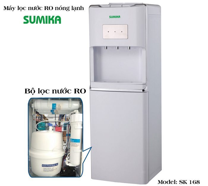 Cây lọc nước RO nóng lạnh Sumika SK-168 - Hàng chính hãng