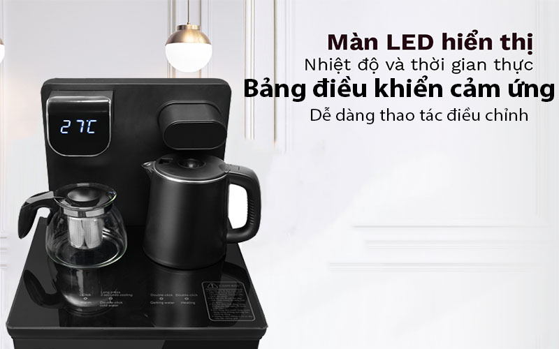 Cây nước làm nóng bình âm kết hợp bàn pha trà, cafe FujiHome TB110E-H - Hàng chính hãng