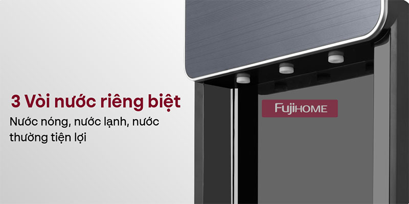 Cây nước nóng lạnh Fujihome WD675C-W/Y/B - Hàng chính hãng
