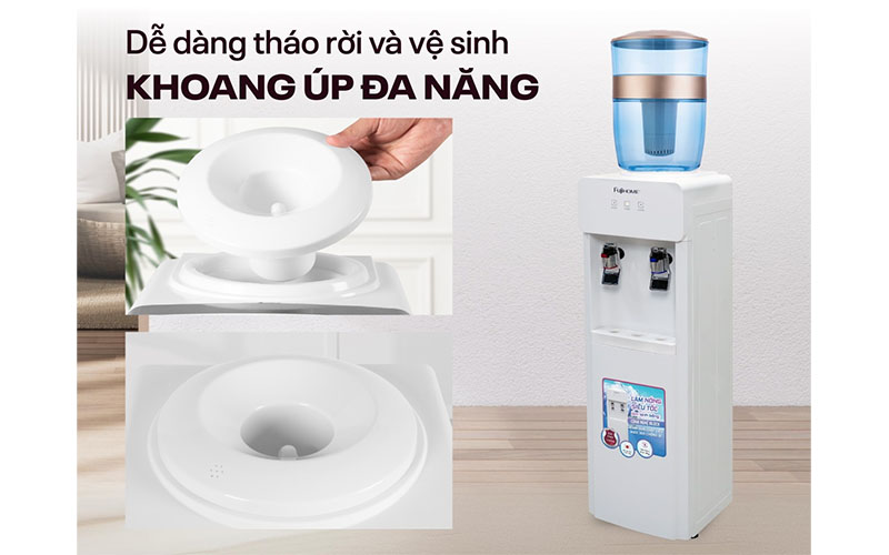 Cây nước nóng lạnh Fujihome WD676C - Hàng chính hãng