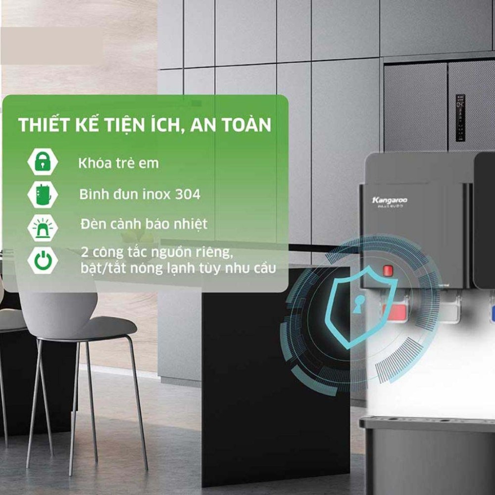Cây nước nóng lạnh Kangaroo KG699A3 - Hàng chính hãng