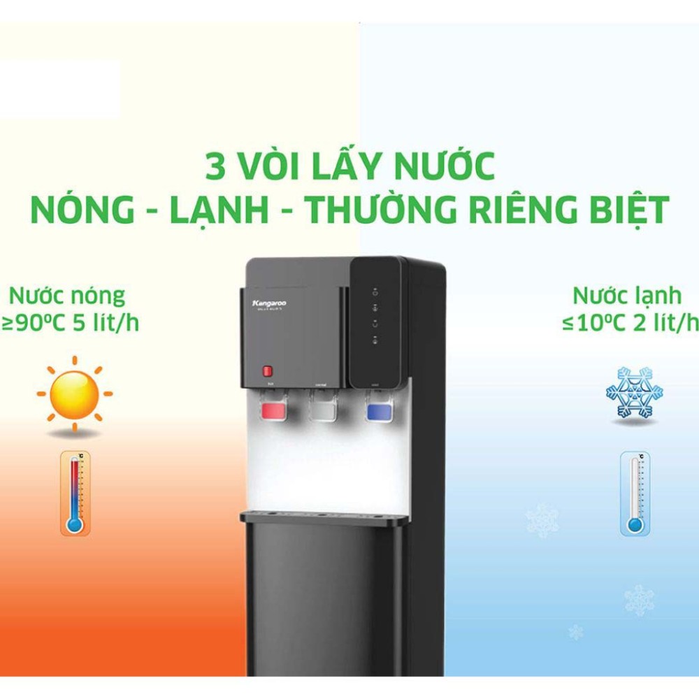 Cây nước nóng lạnh Kangaroo KG699A3 - Hàng chính hãng