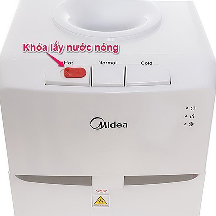 Nút gạt khoá nóng Midea YL1632S