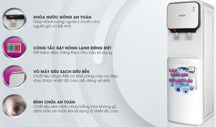Cây nước nóng lạnh Mutosi MD-200 - Hàng chính hãng