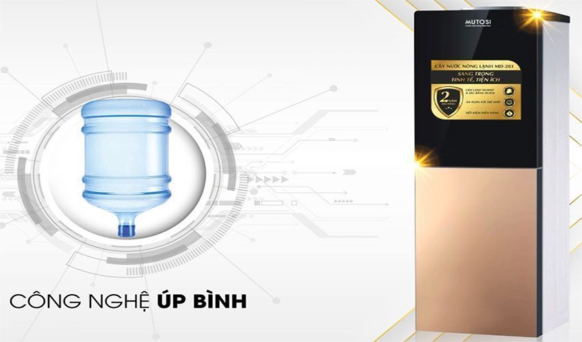 Cây nước nóng lạnh Mutosi MD-203 - Hàng chính hãng