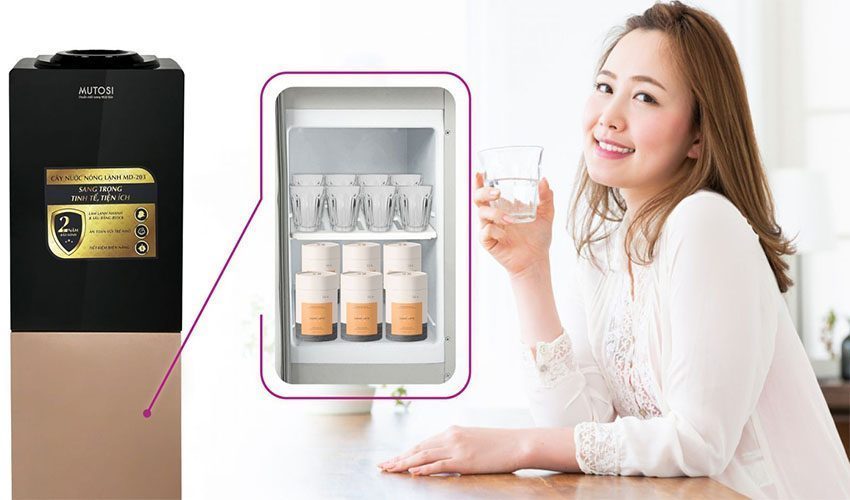 Cây nước nóng lạnh Mutosi MD-203 - Hàng chính hãng