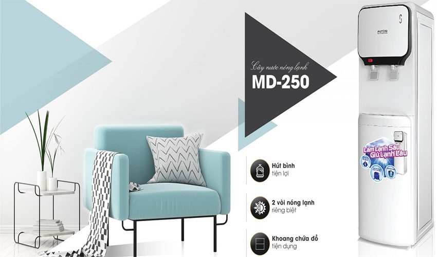 Cây nước nóng lạnh Mutosi MD-250 - Hàng chính hãng