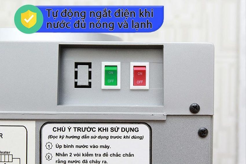 Nút nhấn điều khiển của cây nước nóng lạnh Sanaky VH-309HP1