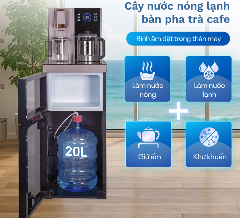 Cây nước nóng lạnh bàn trà FujiE TB238UV
