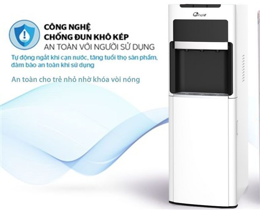 Cây nước nóng lạnh bình âm FujiE WD8500C - Hàng chính hãng